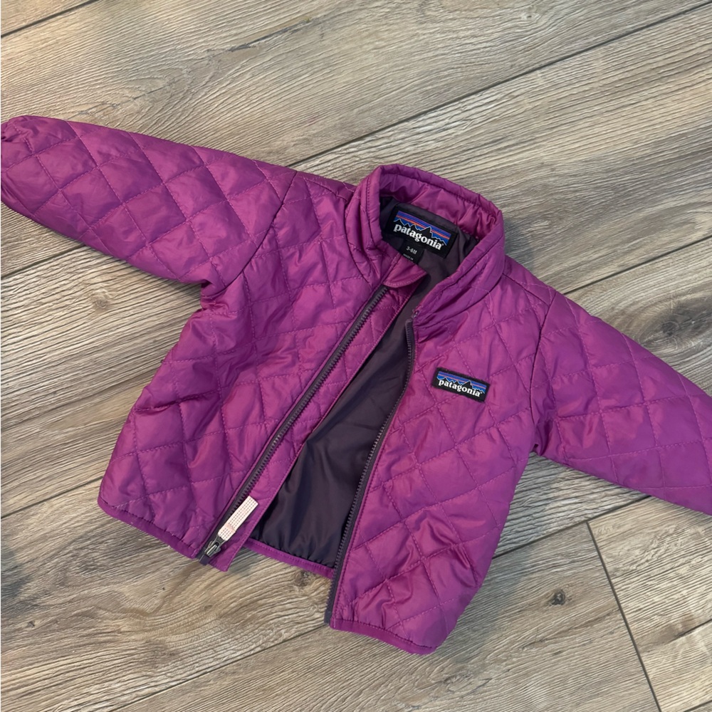 Patagonia Nano Puff 3-6 Months Purple